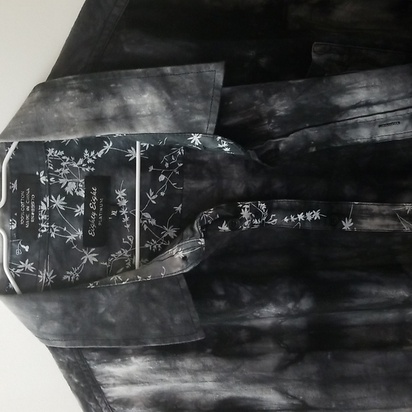 Eighty Eight Platinum Button down shirt, Size - XL, Color - Black W/white slashs - Picture 5 of 9